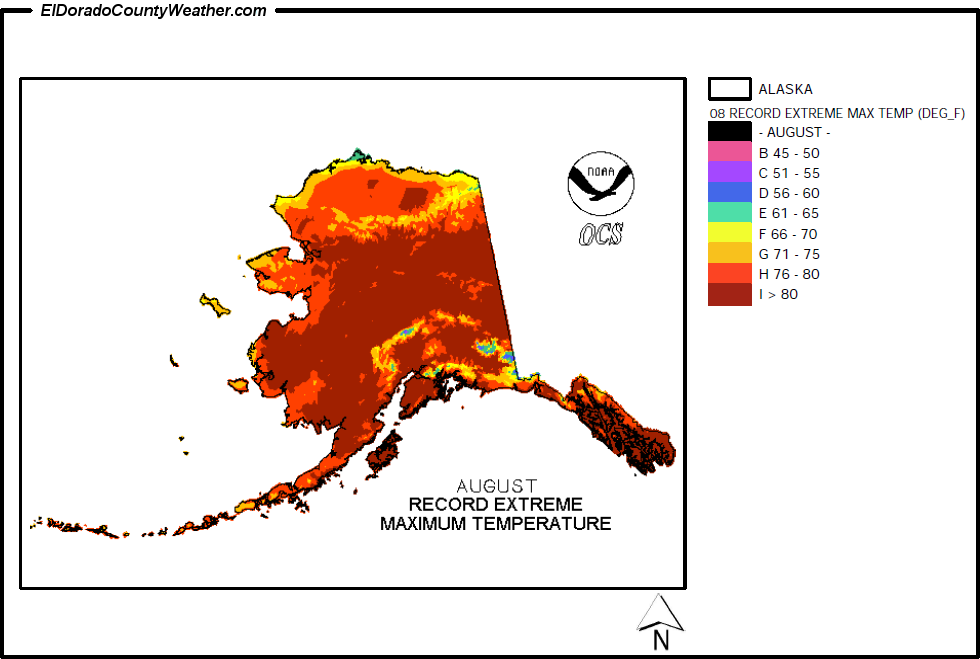 Alaska Annual Record Extreme Maximum Temperature